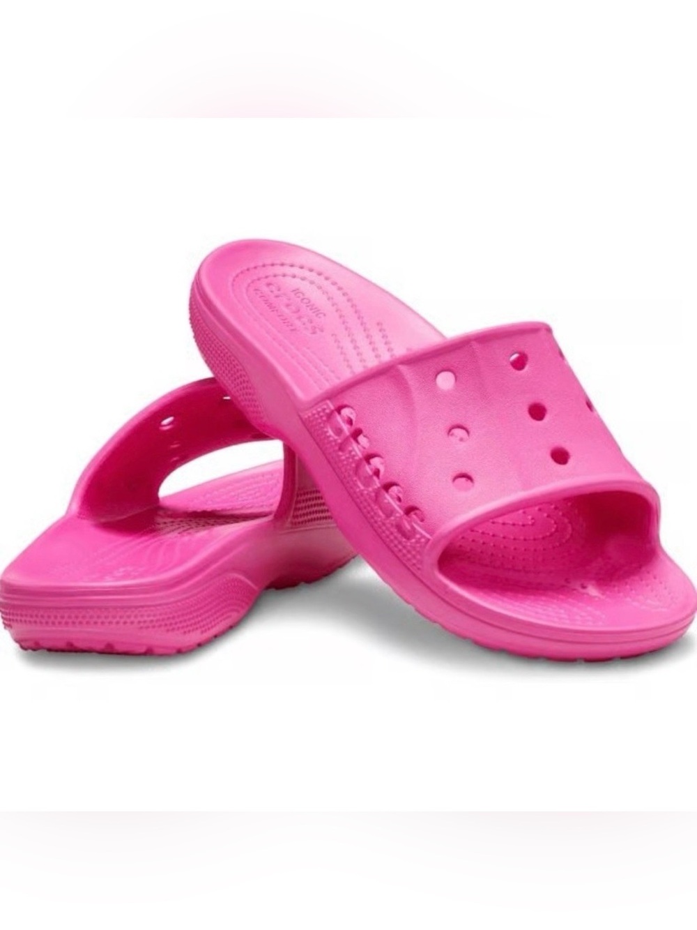 Unisex Crocs Baya 2 Slide Pink Men’s 9 Women’s 11 Slides Iconic Crocs Comfort